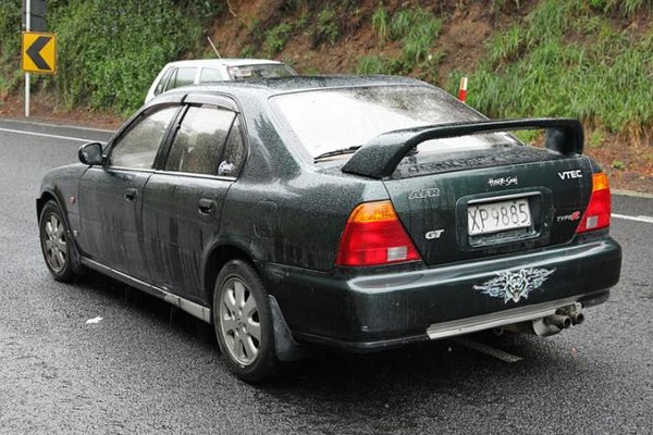 He was driving a green Honda Rafaga saloon car registration XP 9885.